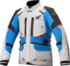 Honda Andes v3 Drystar® Jacket - Gray/Blue/Red - Small - Lutzka's Garage