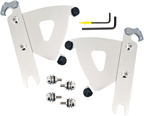 Road Warrior Trigger-Lock Mounting Kit - Polished - FLSTF