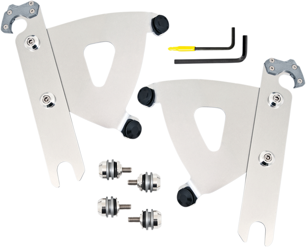 Road Warrior Trigger-Lock Mounting Kit - Polished - FLSTF