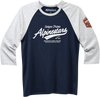 Script T-Shirt - Heather Gray/Navy - Large - Lutzka's Garage