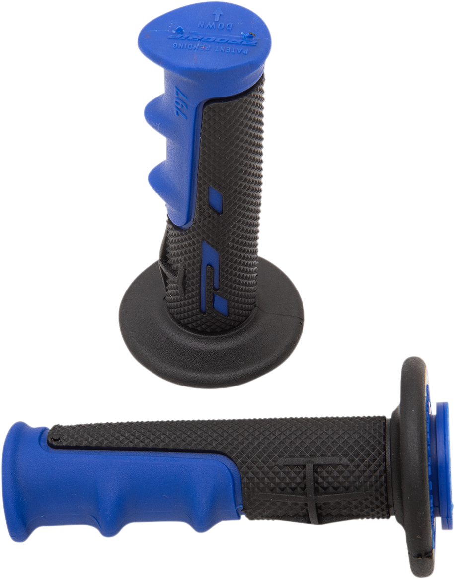 Grips - Cross - 797 - Blue/Black - Lutzka's Garage