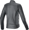 Stella Dyno Leather Jacket - Black Tar Gray/Dark Gray - XS - Lutzka's Garage