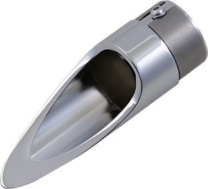 Family Jewel Exhaust Tip - Chrome - Scalloped - Lutzka's Garage