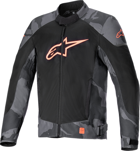 T-SP X Superair Jacket - Black Camo/Red Fluo - Small - Lutzka's Garage