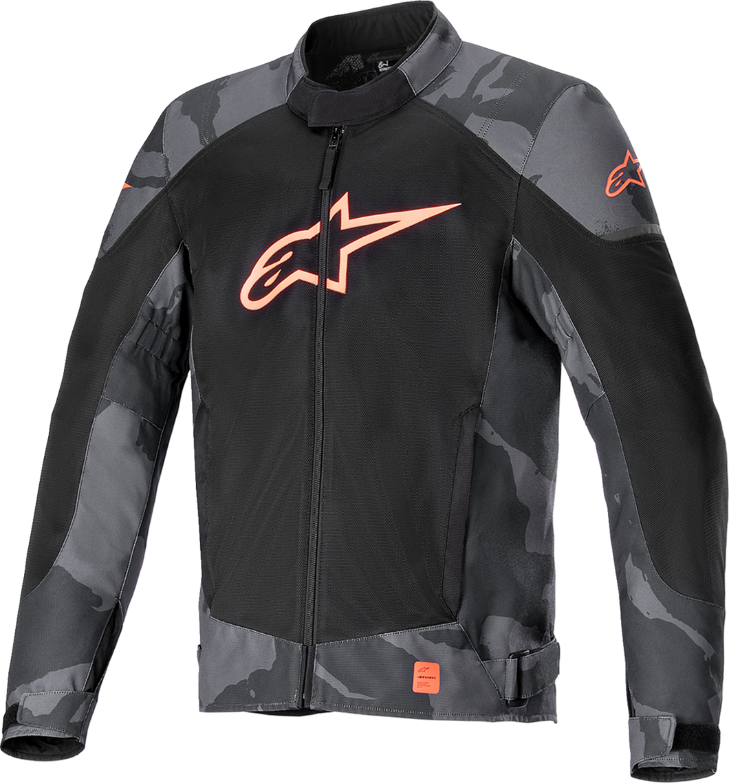 T-SP X Superair Jacket - Black Camo/Red Fluo - Small - Lutzka's Garage