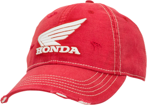 Honda Race Hat - Red - Lutzka's Garage