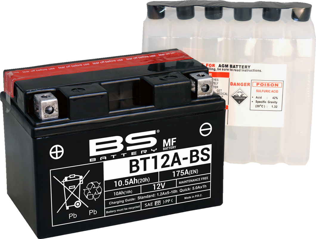 Battery - BT12A-BS (YT)