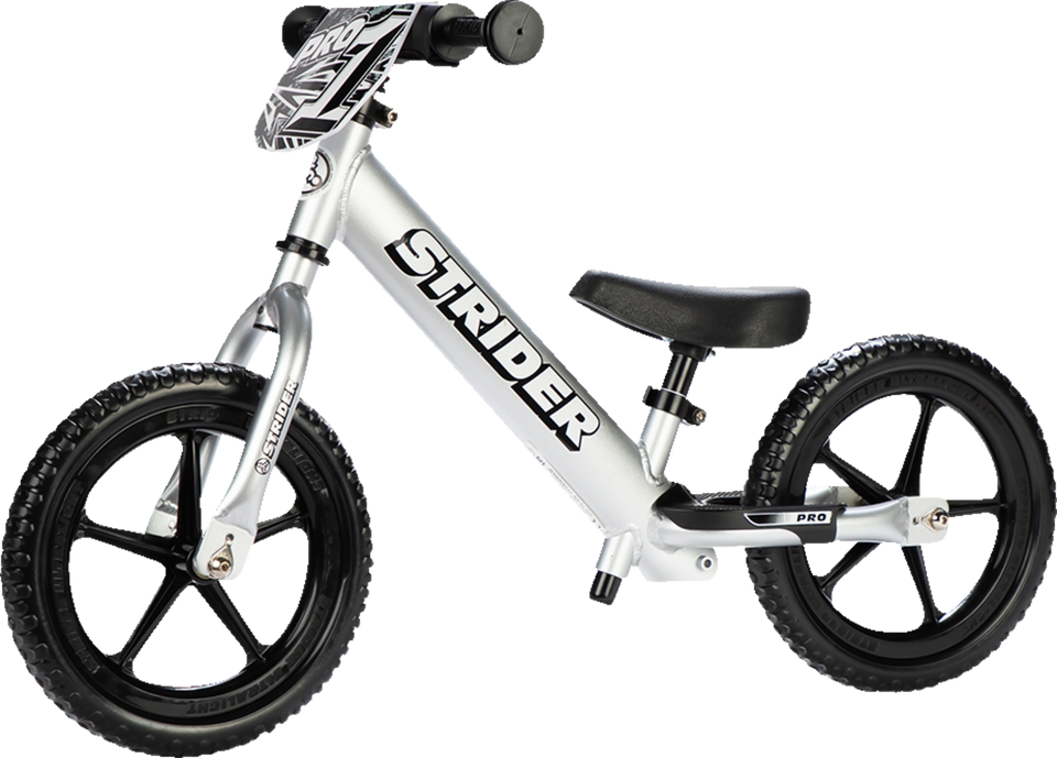 12" Pro Balance Bike - Silver - Lutzka's Garage