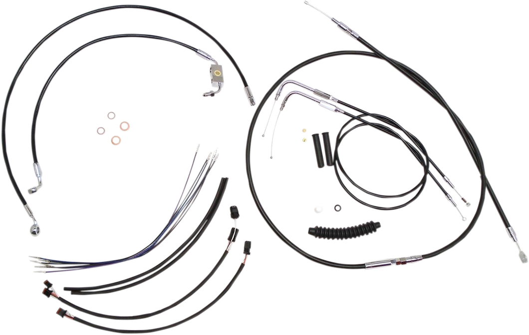 Control Cable Kit - XR - Black - Lutzka's Garage