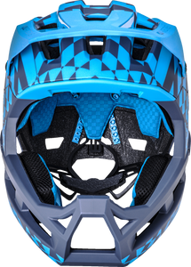 DH Invader Helmet - LTD Glitch - Matte Navy/Cyan - XS-M