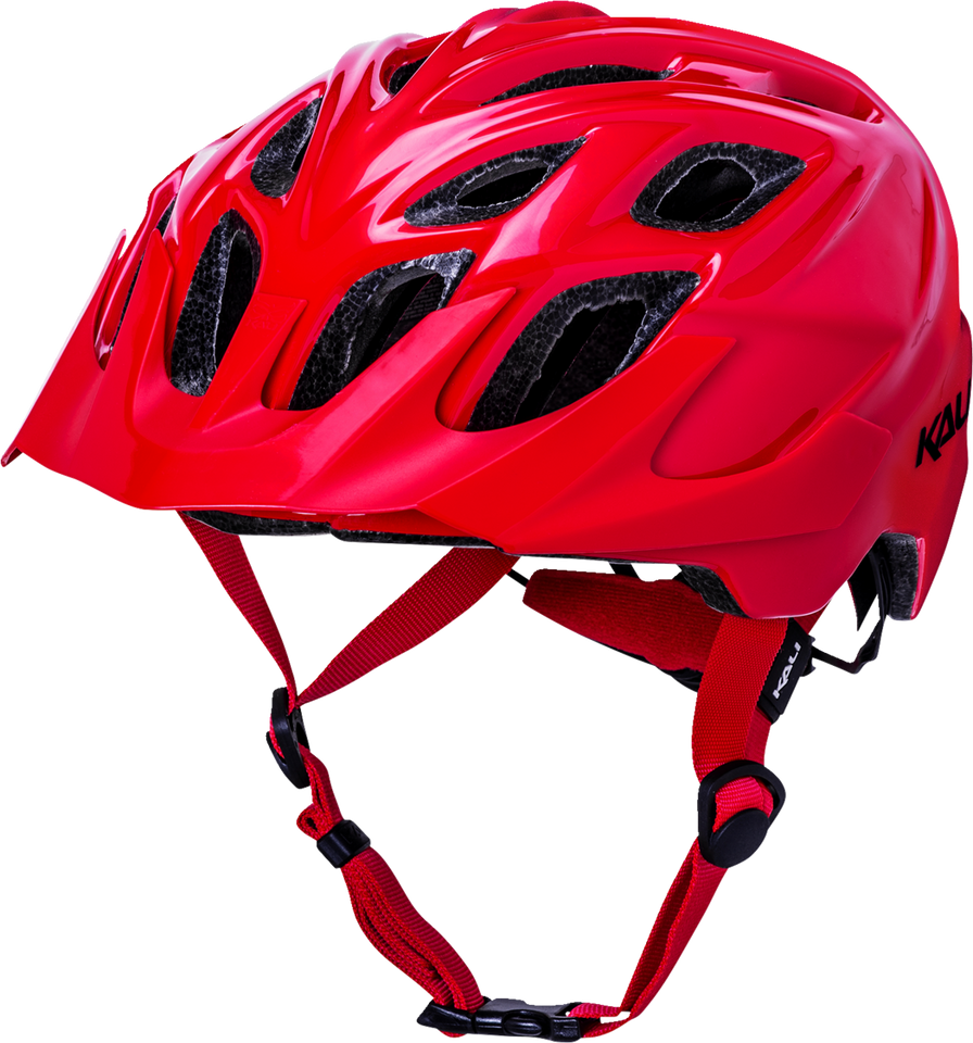 Chakra Solo Helmet - Gloss Red - S/M - Lutzka's Garage