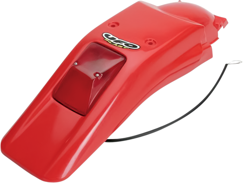 Enduro Rear Fender with 21/5W Light - XR Red