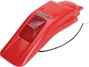 Enduro Rear Fender with 21/5W Light - XR Red