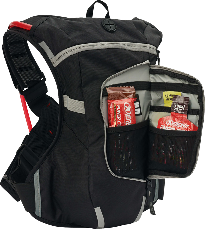 Moto Hydration Pack - 4L - Black/Gray - Lutzka's Garage