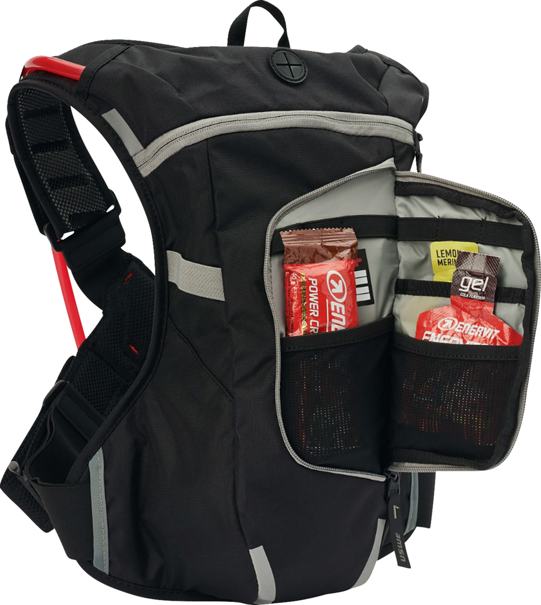 Moto Hydration Pack - 4L - Black/Gray - Lutzka's Garage