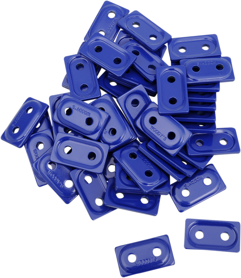 Support Plates - Blue - 48 Pack - Lutzka's Garage