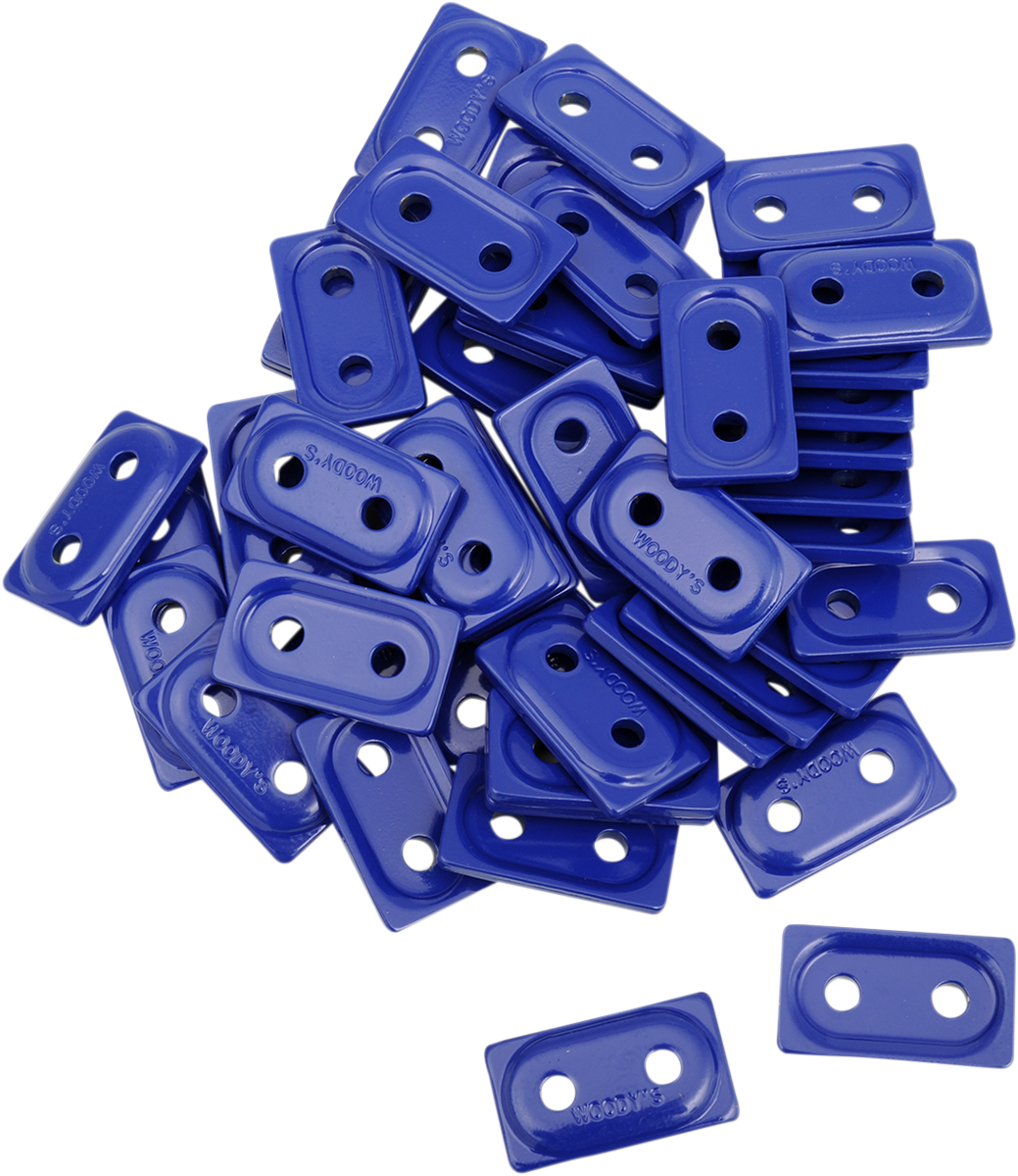 Support Plates - Blue - 48 Pack - Lutzka's Garage