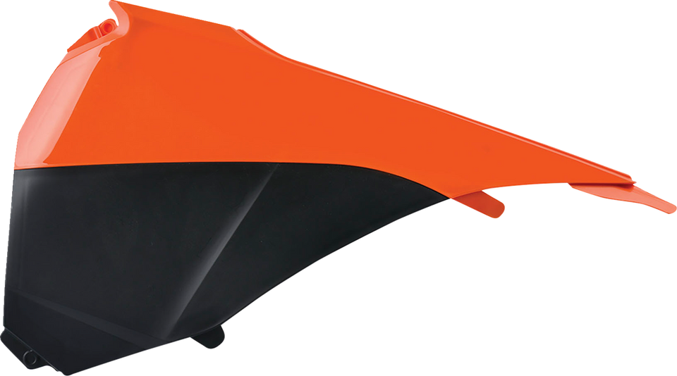 Airbox Cover - Orange/Black - EXC/EXC-F - Lutzka's Garage