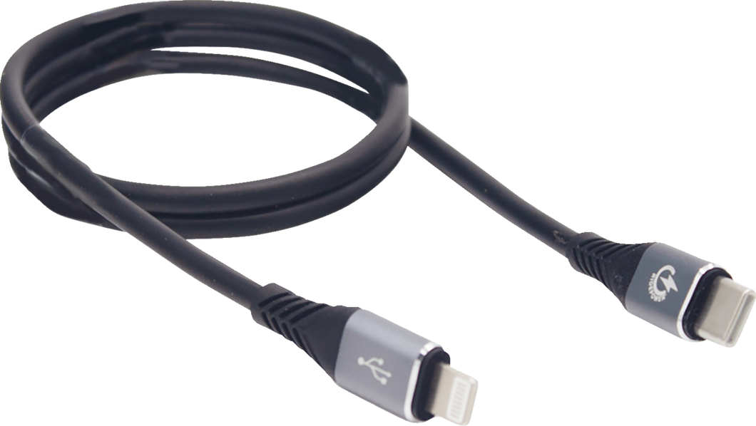 Male USB-C to Male Lightning Cable - Phone - Charger - 24