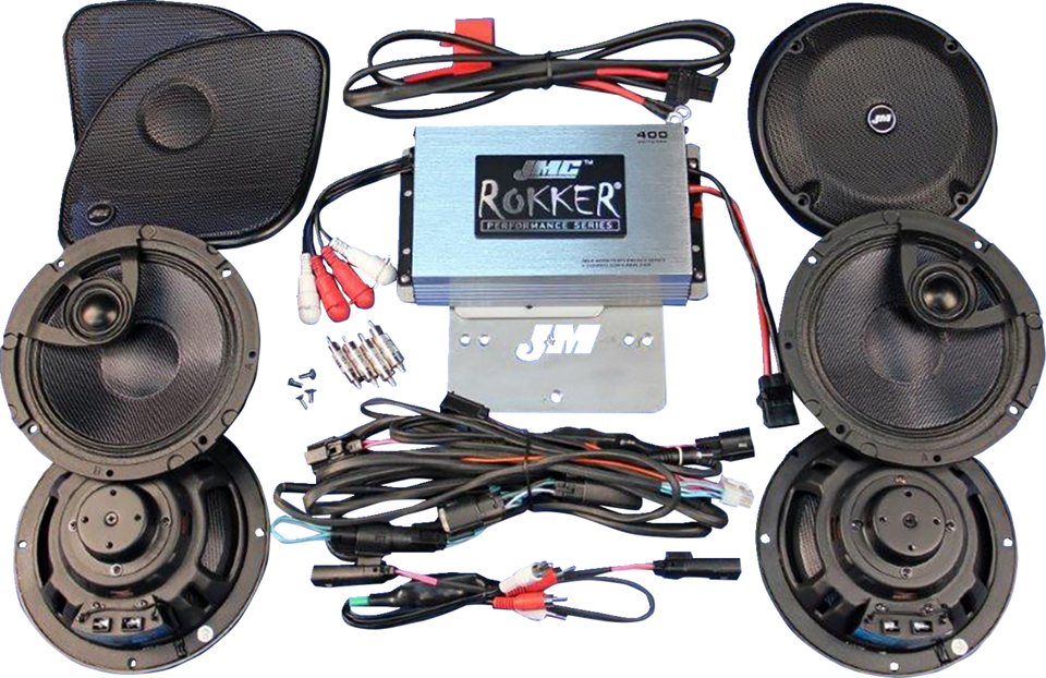 400 W 4-Channel Amplifier/Speaker Kit -16-23 FLTRU/FLTRK