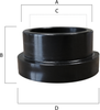 Shock Bushing - 1.015" OD x 0.675" H x 0.575" ID x 1.2" Flange OD - 2-Pack