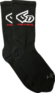 6D Cycling Socks - Black - Small/Medium - Lutzka's Garage