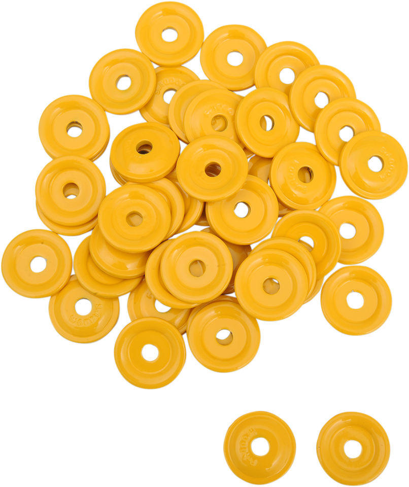 Support Plates - Yellow - 48 Pack - Lutzka's Garage