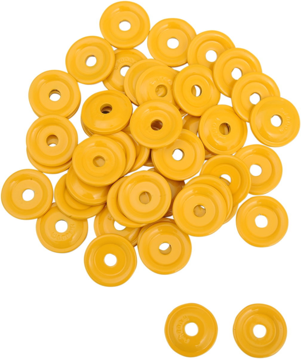 Support Plates - Yellow - 48 Pack - Lutzka's Garage