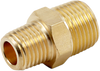 Adaptor - Nipple - Hex - Male - 3/8"-1/4"