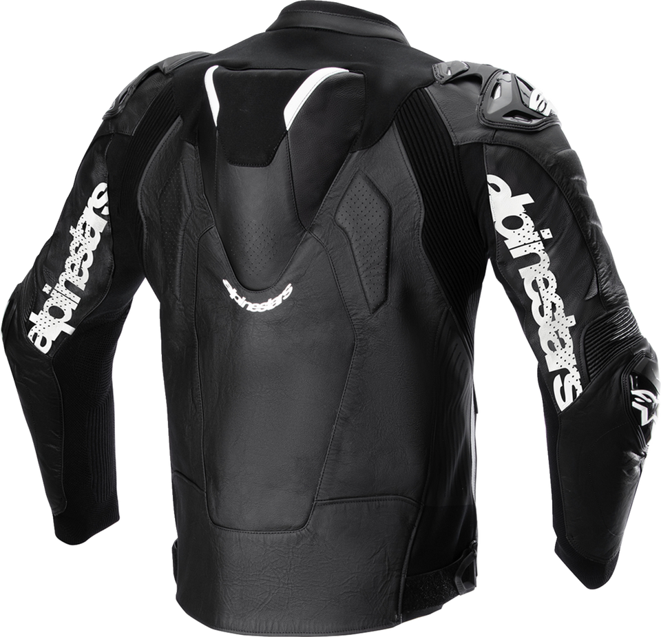 Atem v5 Leather Jacket - Black/White - US 40 / EU 50 - Lutzka's Garage