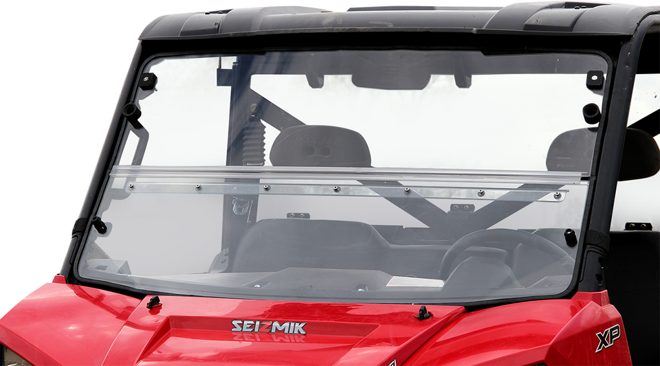 Folding Windshield - Hard Coated Polycarbonate - Ranger