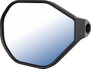 Tough-Mirror™ - Side View - Oval - Black - Left - Lutzka's Garage