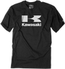 Kawasaki Flying-K T-Shirt - Heather Charcoal - Medium - Lutzka's Garage