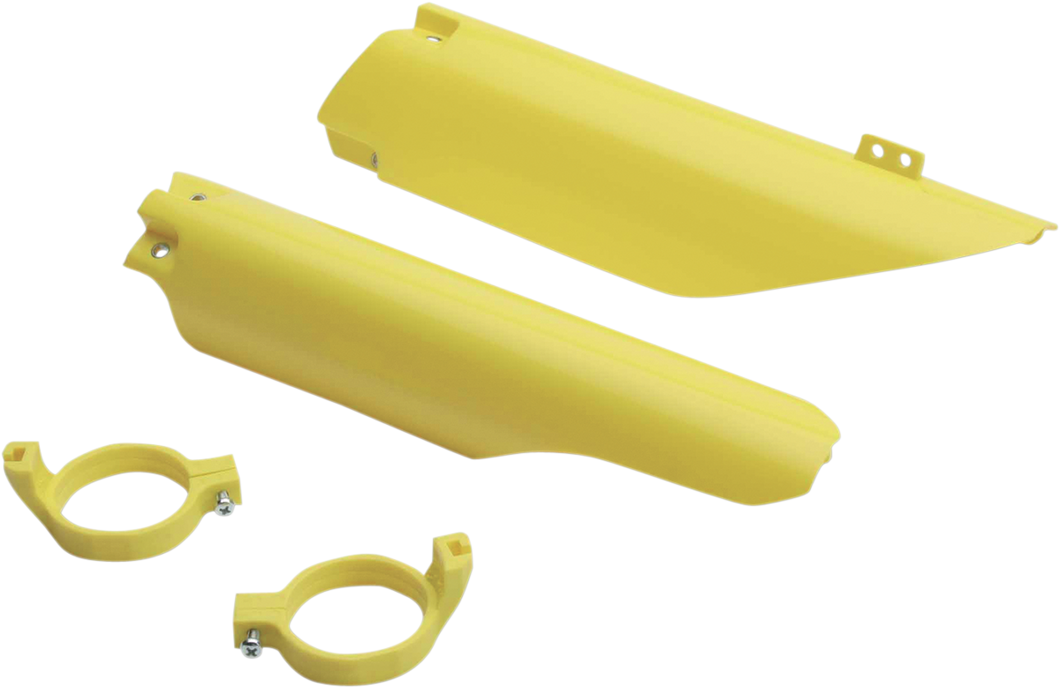 Fork Cover - Yellow - SUZ - 04-05 - Lutzka's Garage