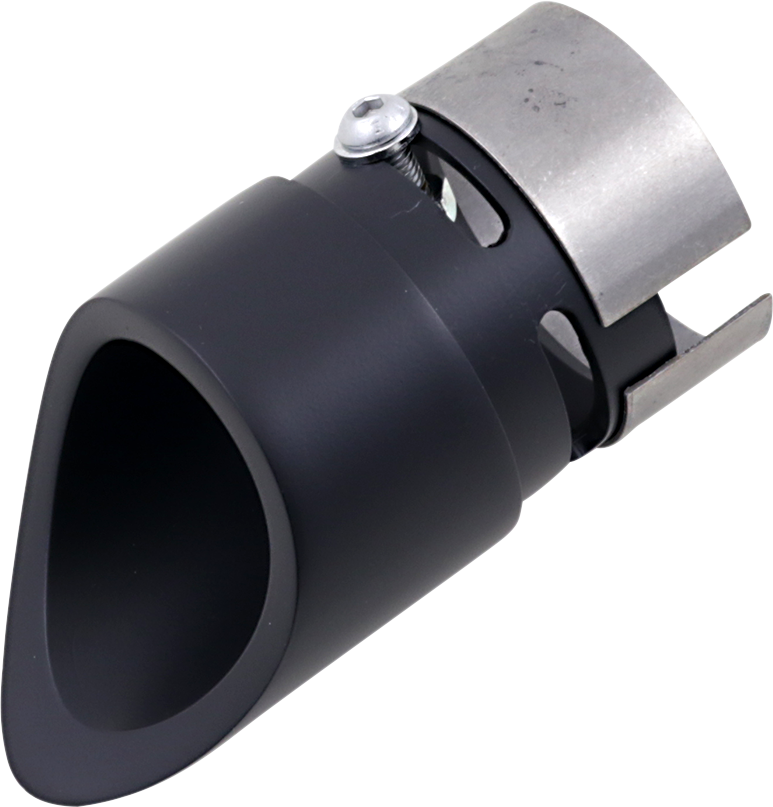 Family Jewel Exhaust Tip - Black - Mini Scalloped - Lutzka's Garage