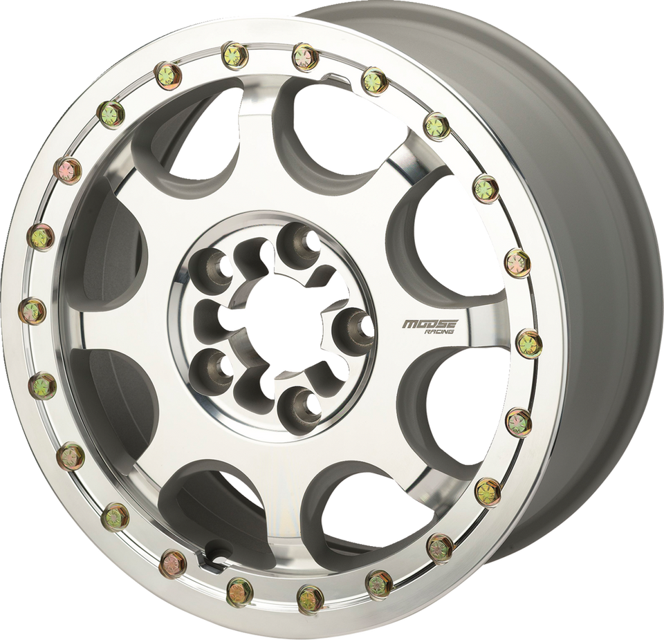 Wheel - 351X 5-Lug Beadlock - Front/Rear - Machined - 15x7 - 5/4.5 - 5+2