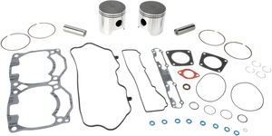 Piston Kit with Gaskets - 88.00 mm - 1000 Engine Type - Ski-Doo