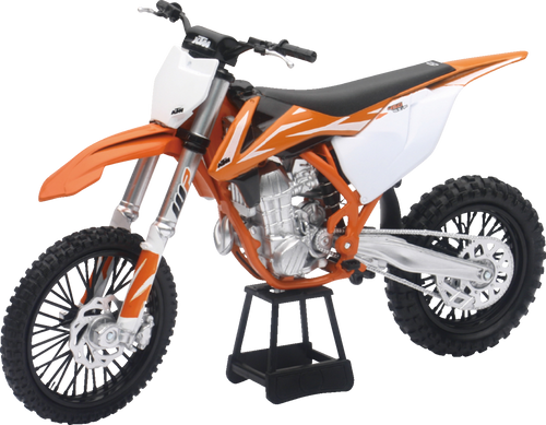 KTM 450 SX-F 2018 Dirt Bike - 1:10 Scale - Orange/Black/White - Lutzka's Garage