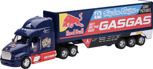 Peterbilt TLD Red Bull GASGAS Race Team Truck - 1:32 Scale - Blue/Red - Lutzka's Garage