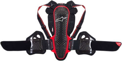 Nucleon KR-3 Back Protector - Black/Red - XS - Lutzka's Garage