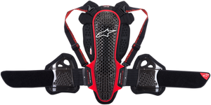 Nucleon KR-3 Back Protector - Black/Red - XS - Lutzka's Garage