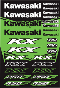 Decal Kit - Kawasaki KX