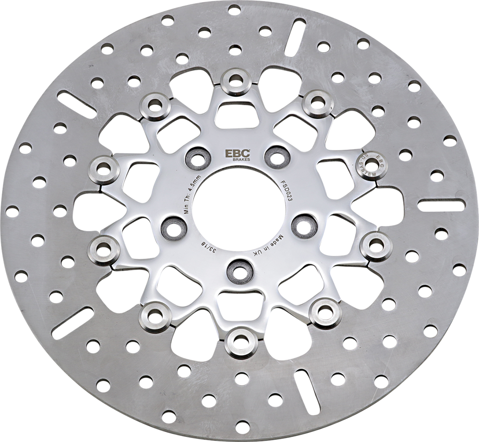 Brake Rotor - Polished Carrier - FSD023