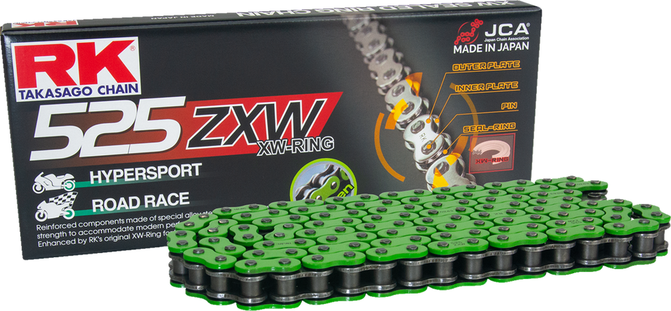 525 ZXW - Drive Chain - 170 Links - Green - Lutzka's Garage