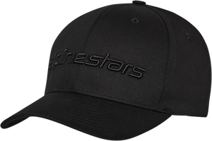 Linear Hat - Black/Black - Small/Medium - Lutzka's Garage