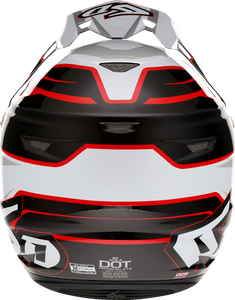 ATR-2 Helmet - Phase - White/Red - XS - Lutzka's Garage