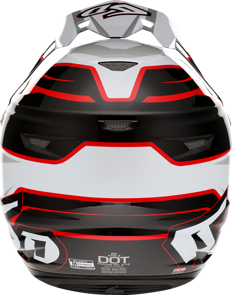 ATR-2 Helmet - Phase - White/Red - XS - Lutzka's Garage