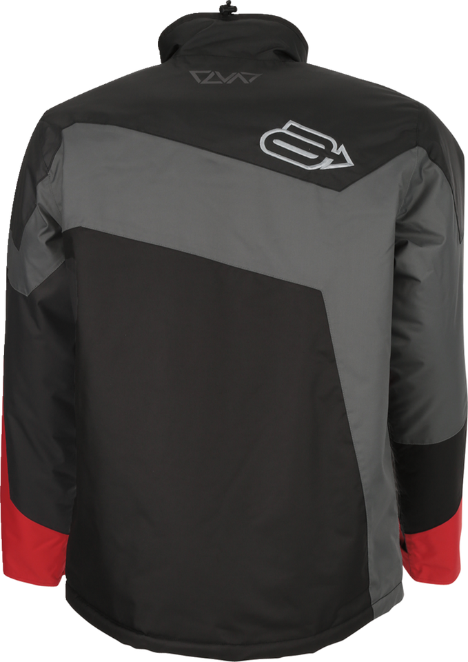 Pivot 6 Jacket - Gray/Black/Red - Small - Lutzka's Garage