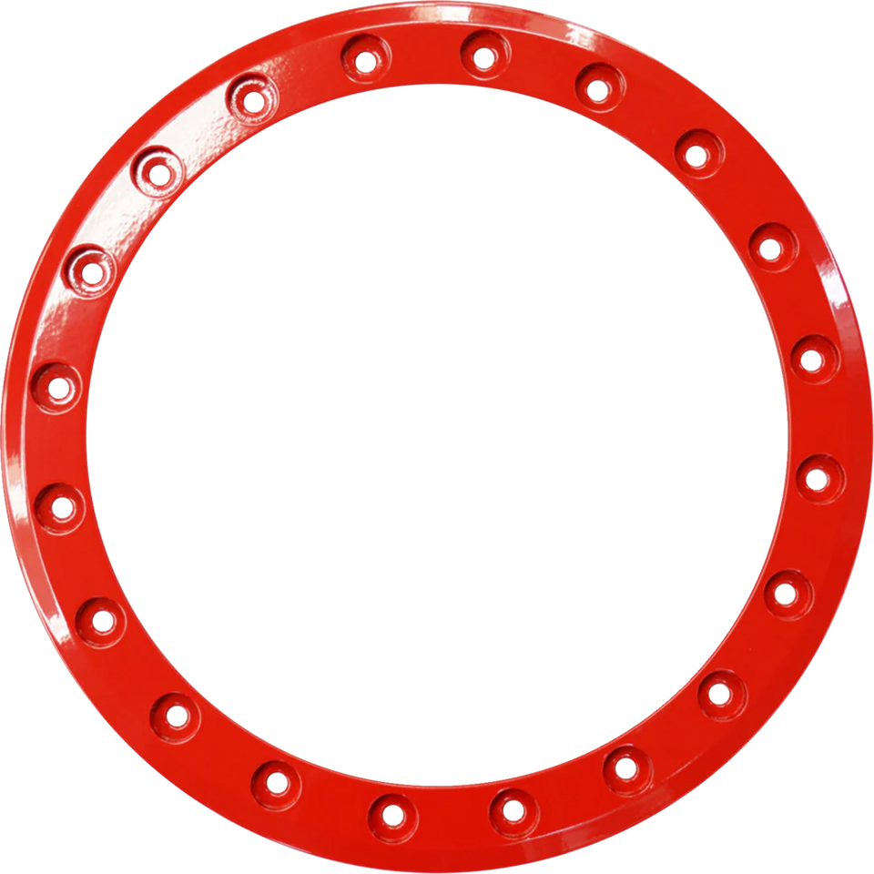 Beadlock Ring - Replacement - Ryno - 15" - Red - Lutzka's Garage