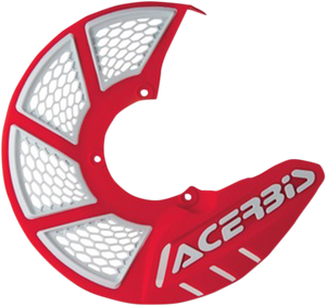 X-Brake Disc Cover - Red/White - Lutzka's Garage